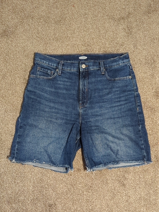 Old Navy Pants - Old Navy Dark Blue Denim Jean Shorts
